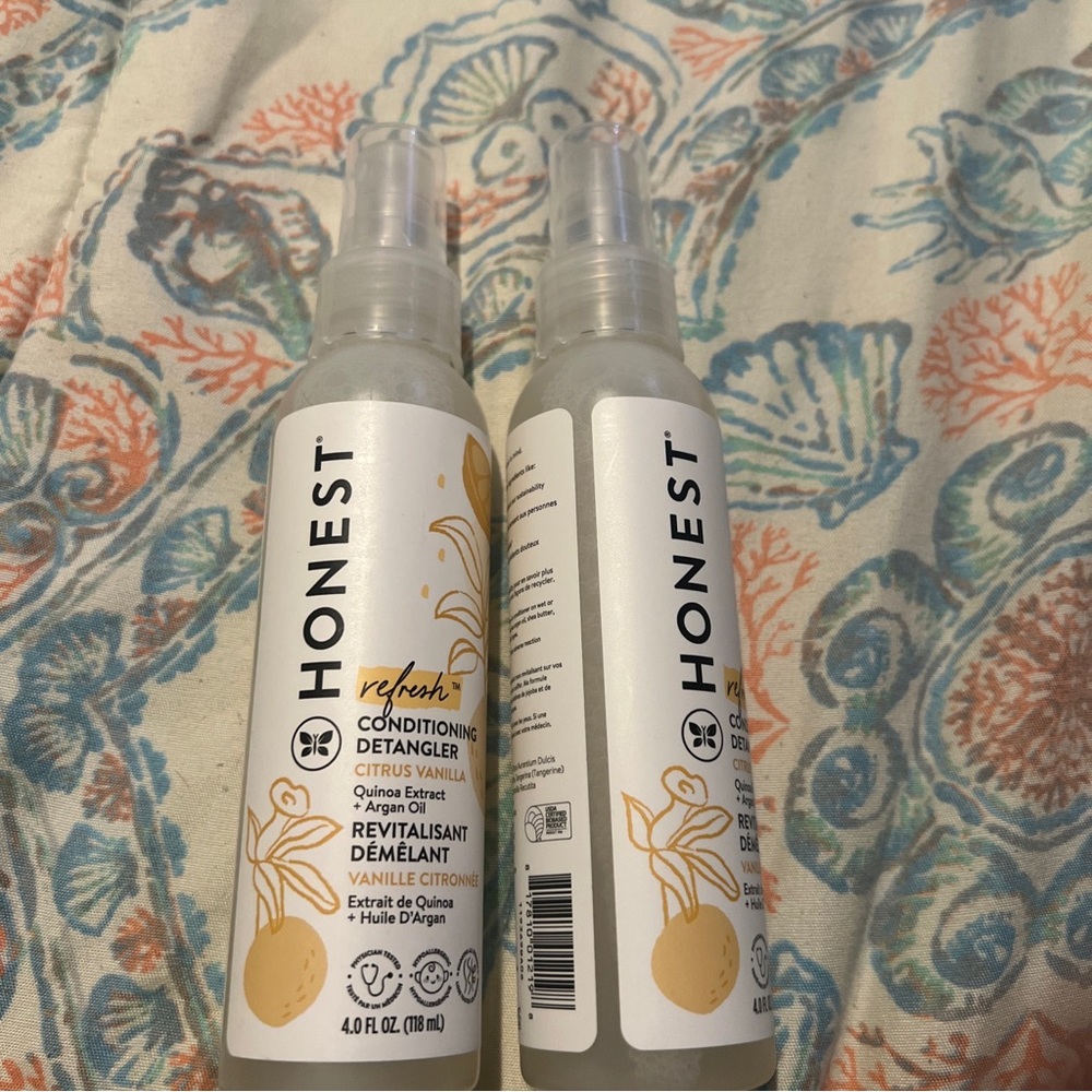 2 citrus and vanilla leave in conditioners